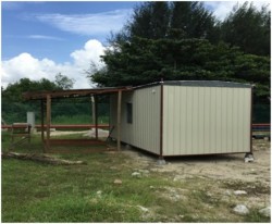 Preparation site office and storage